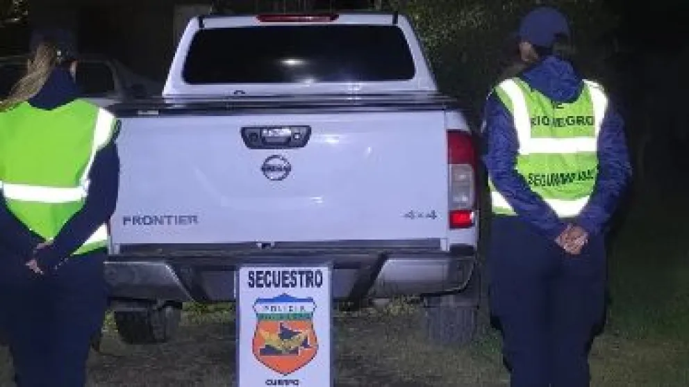 La Policía de Río Negro actuó ante los casos en el Valle Medio.Crédito: Gobierno de Río Negro