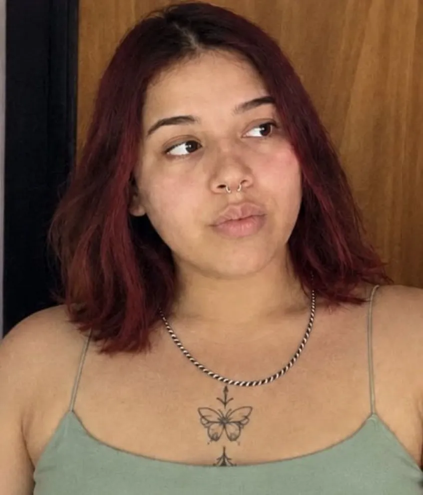 La Policía de Río Negro difundió la imagen de Ceferina Noelia Pichicura, de 24 años, y solicita colaboración para dar con su paradero en Choele Choel. Foto: gentileza.
