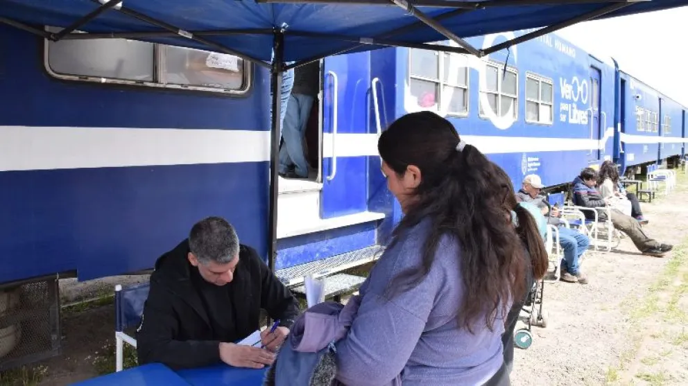 El Tren Sanitario estará brindando servicios en el Valle MedioCrédito: Gobierno de Río Negro