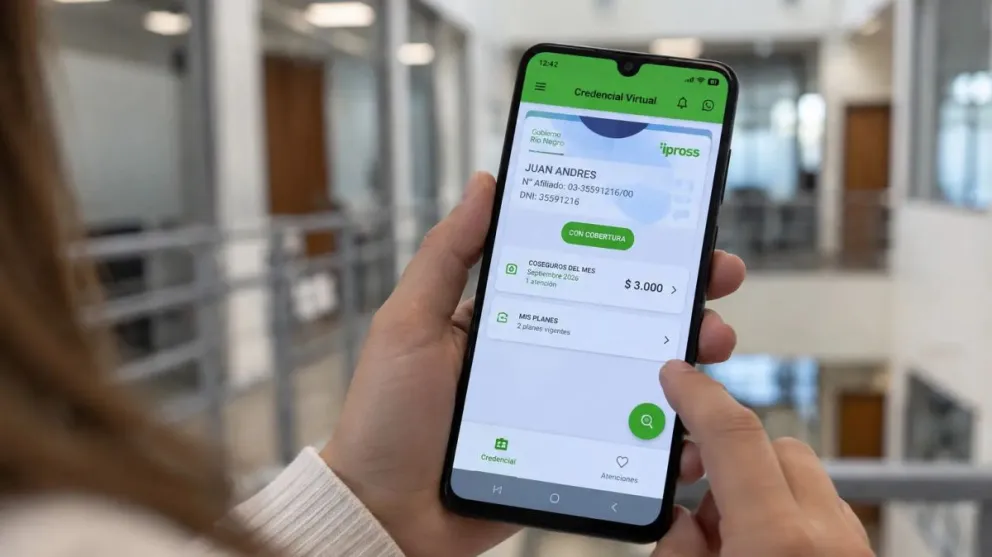 La obra social provincial presentó mejoras en su app oficial.
Crédito: Gobierno de Rio Negro
