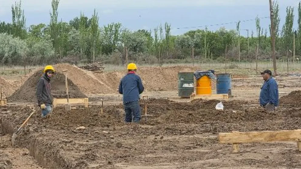 La obra permitirá que los estudiantes puedan cursar sus materias en un solo establecimiento. Crédito: Gobierno de Rio Negro