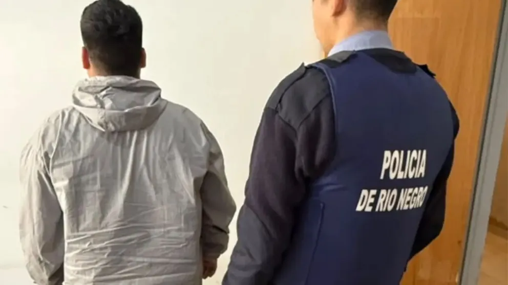 Las tareas policiales permitieron identificar rápidamente al presunto autor
Crédito: Gobierno de Río Negro